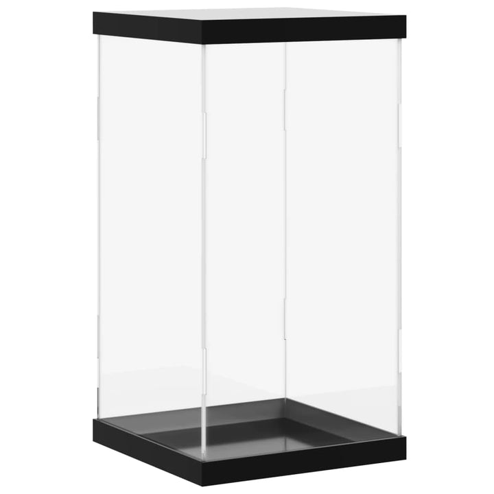 vidaXL Vitrine Transparent 20x20x38 cm Acryl 20 x 20 x 38 cm, 20 x 20 x 38 cm