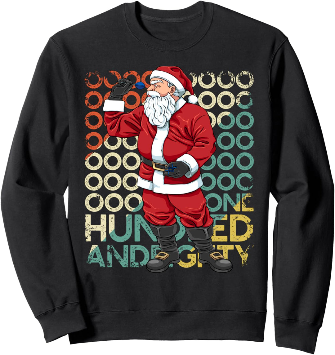 Lustiges Onehundredandeighty 180 Darts Weihnachten Geschenk Sweatshirt