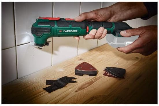 Parkside PAMFW 20-Li B2 20V Akku-Mehrzweckwerkzeug - Bare Unit Hochvielseitige Oszillationstechnolog