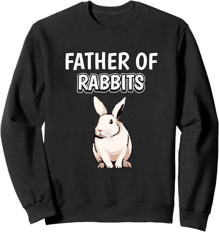 Herren Jungen Father Of Rabbits Papa Vatertag Kaninchen Sweatshirt