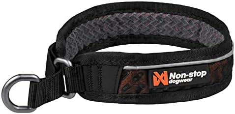 Non-stop dogwear Rock Collar 3.0 orange |157| Halsband mit Zugstopp- Das Bequeme, Grösse:60, 60