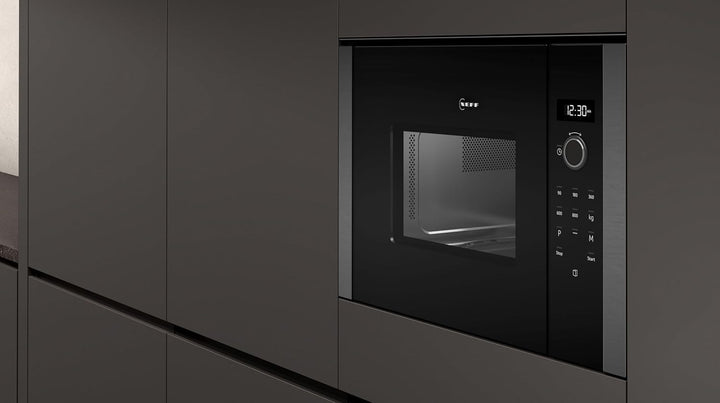 NEFF HLAGD53G0, N 50, Einbau-Mikrowelle mit Grill, Automatikprogramme, Easy Clean Selbstreinigung, E
