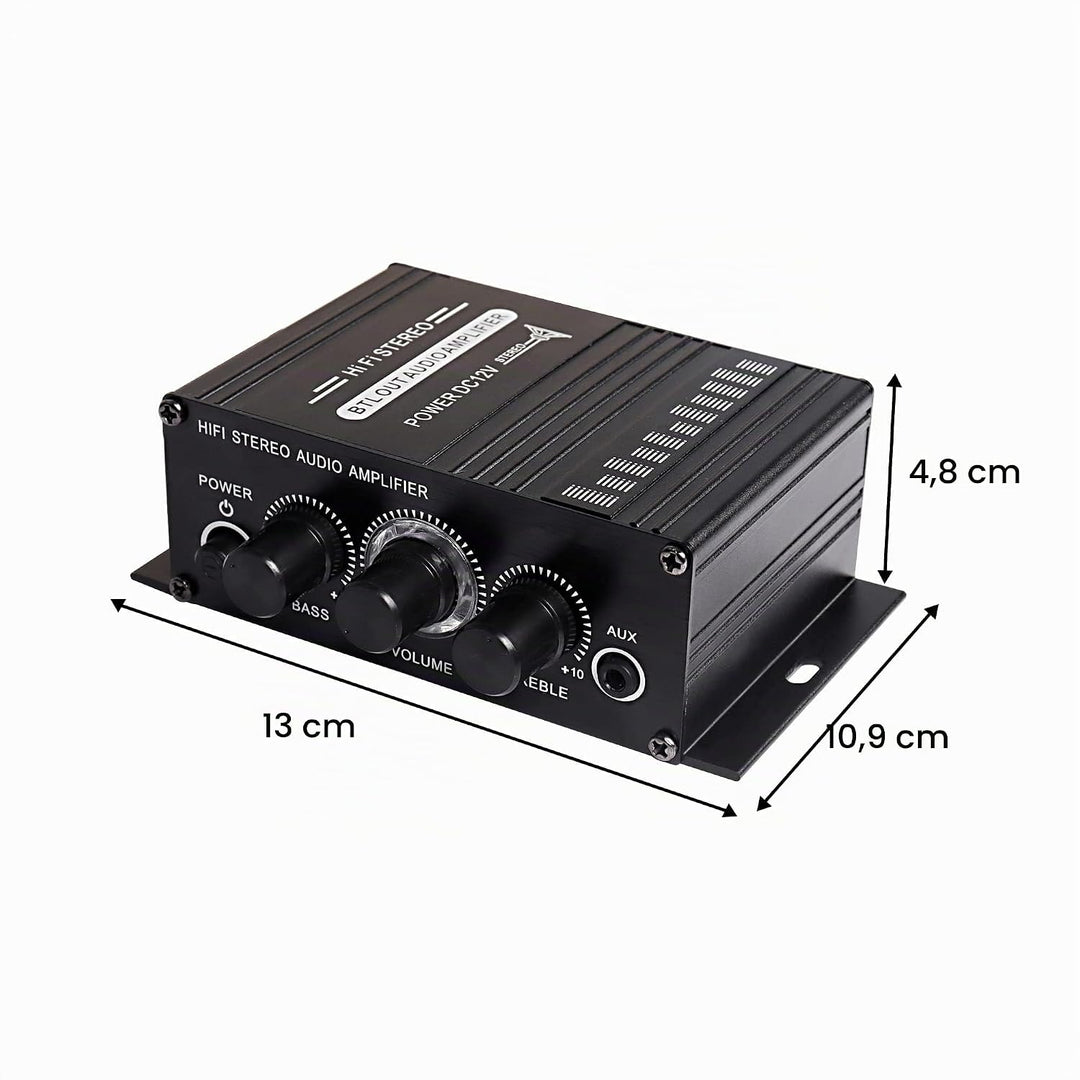 12V HiFi Stereo Audio Verstärker für Auto 2 Kanal HiFi Bass Audio Subwoofer Verstärker für Autos CD