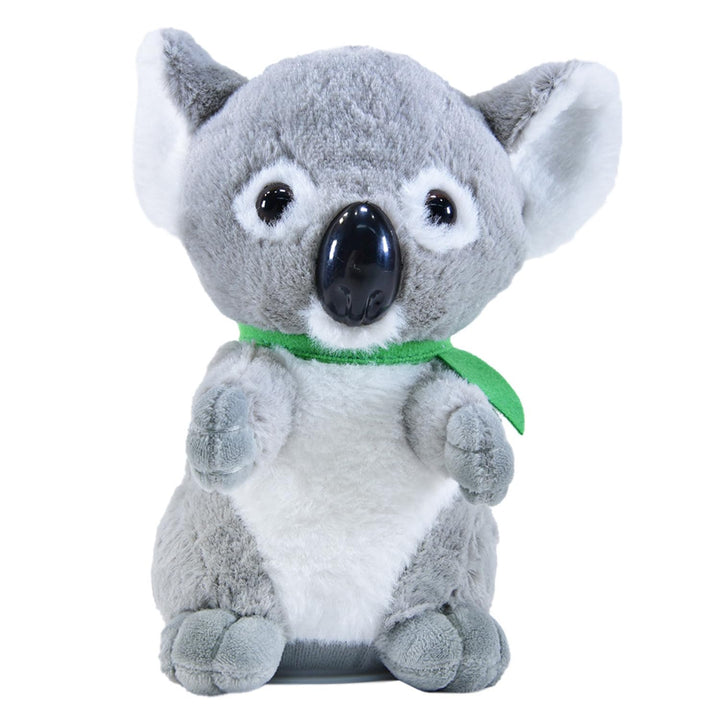 Kögler 76918 - Labertier Koala Travis, ca. 18 cm gross, nachsprechende Plüschfigur mit Wiedergabefun