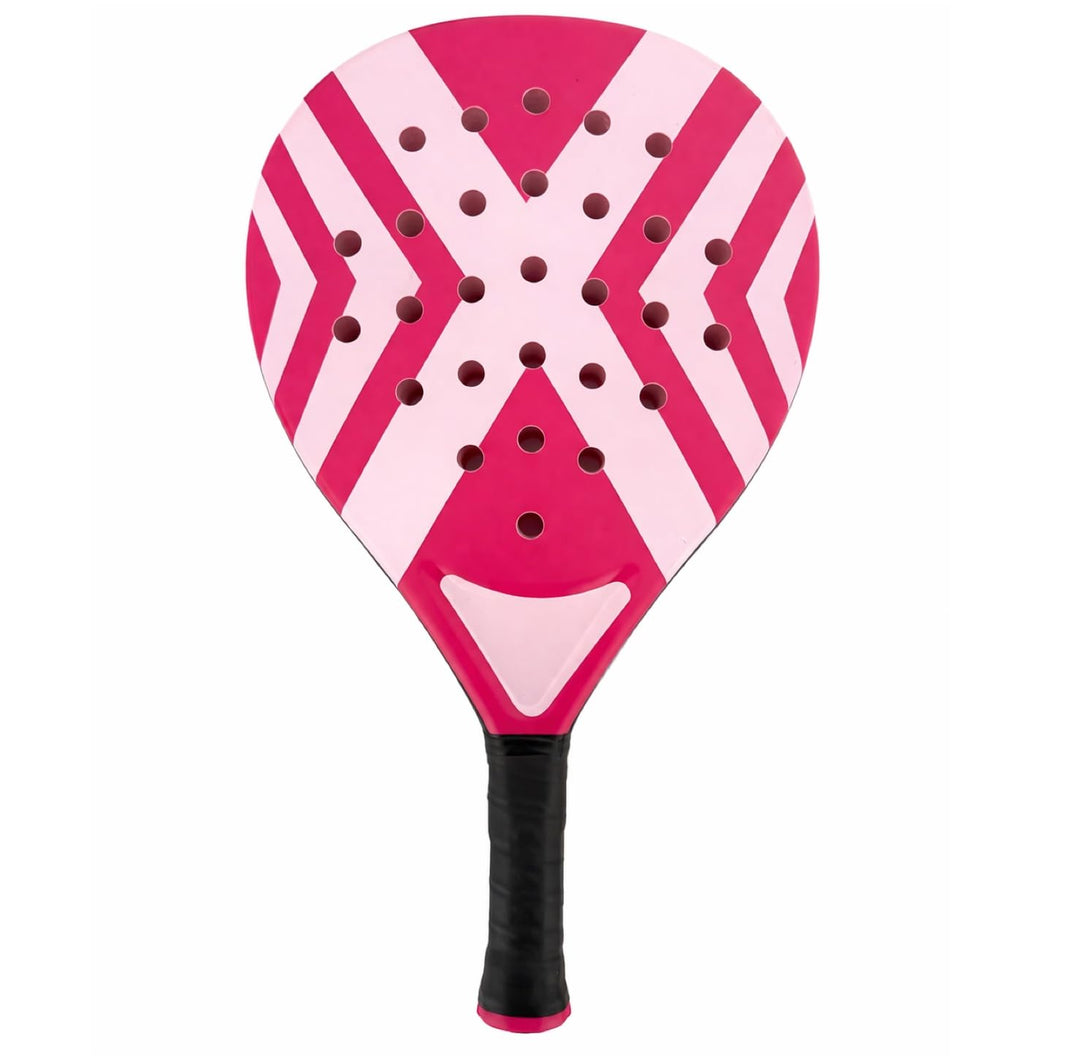 Padel Schläger Erwachsene Profi Racket Padelschläger Set mit Meshtasche Tennis Schläger für Anfänger