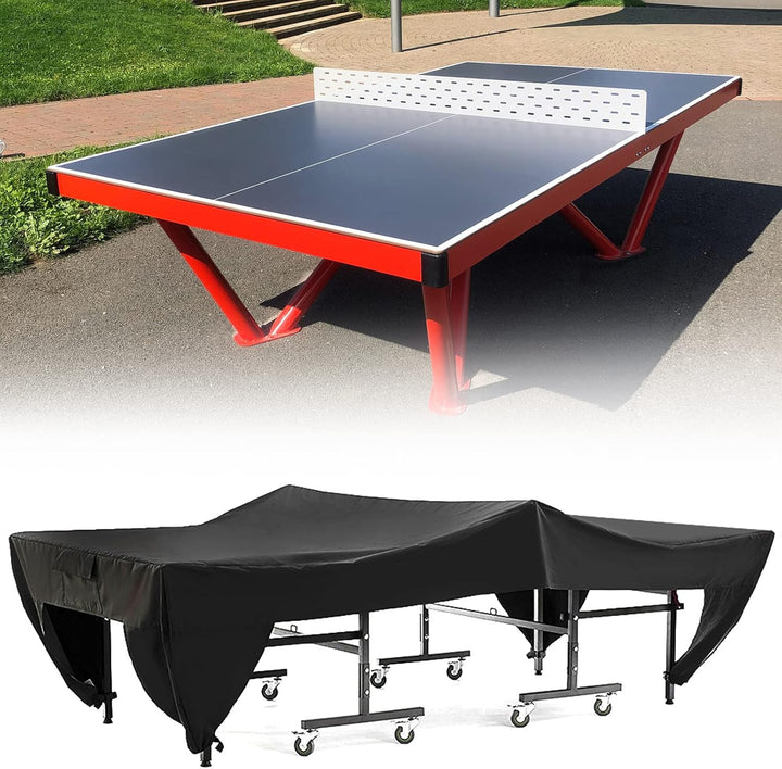 GAESHOW Tischtennis Abdeckung, Schutzhülle Tischtennisplatte Wasserdicht Abdeckhülle mit Tasche, Tis