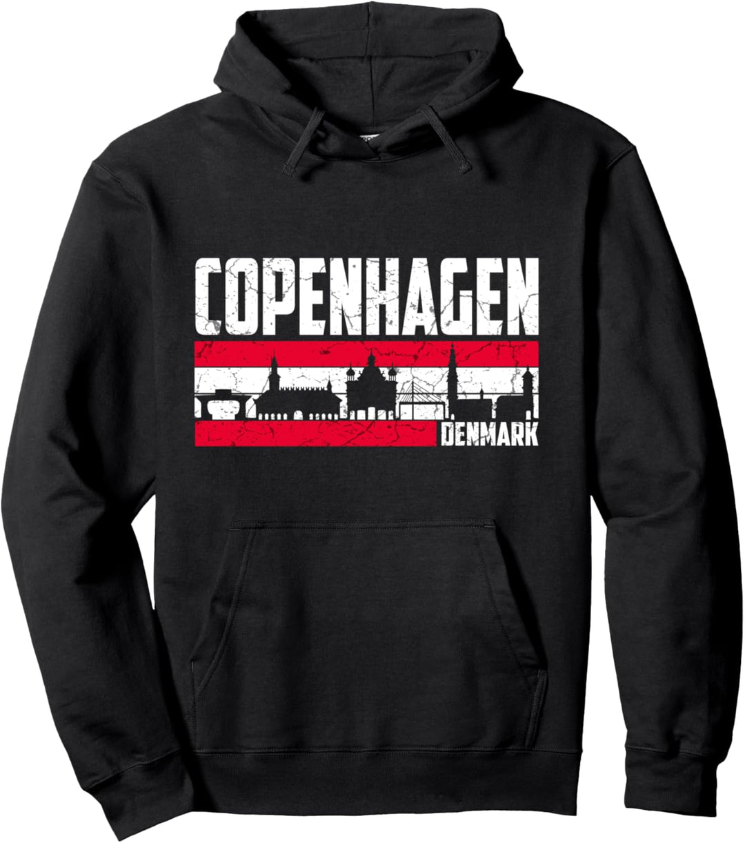 Mein Kopenhagen Skyline Dänemark Heimat Stadt Souvenir Pullover Hoodie