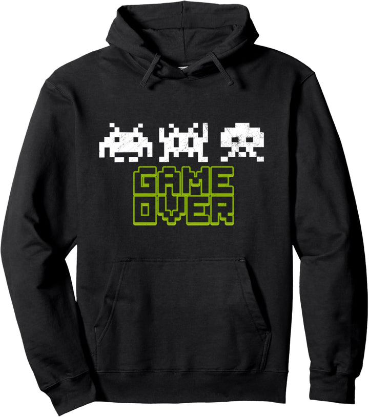 80s Video Game Vintage Retro Arcade Pullover Hoodie