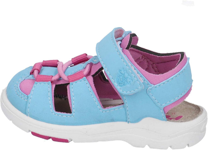 RICOSTA Kinder Sandalen Gery von Pepino, Weite: Mittel (WMS),waschbar 22 EU Rosa Türkis, 22 EU Rosa