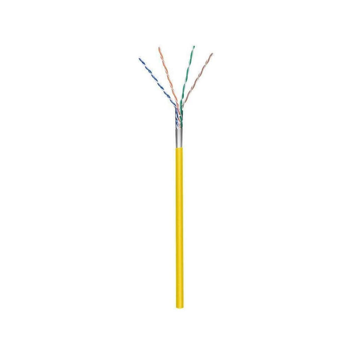 Wentronic CAT5e FTP Netzwerkkabel 100m gelb, Gelb