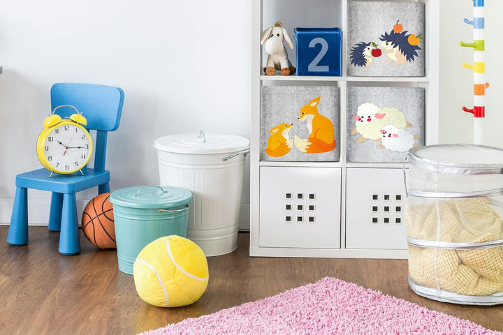 Aufbewahrungsbox Kinderzimmer/Spielzeugkorb LuckySign-Care (Fuchs), Fuchs