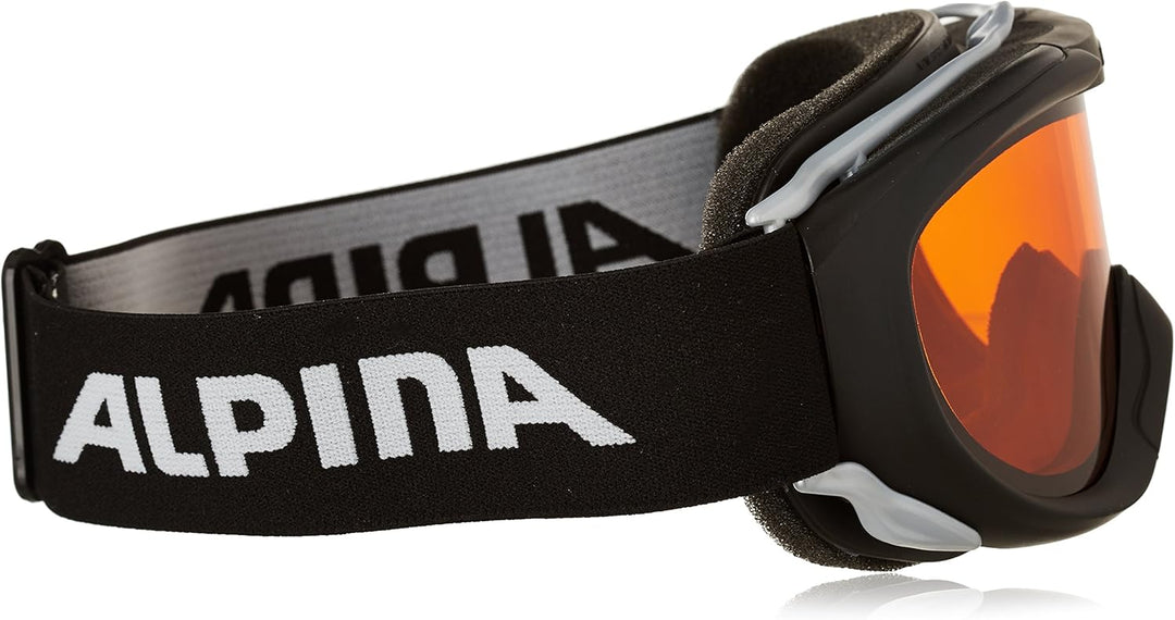 Alpina Skibrille FreeSpirit, One size schwarz transparent dlh (black transparent dlh), schwarz trans