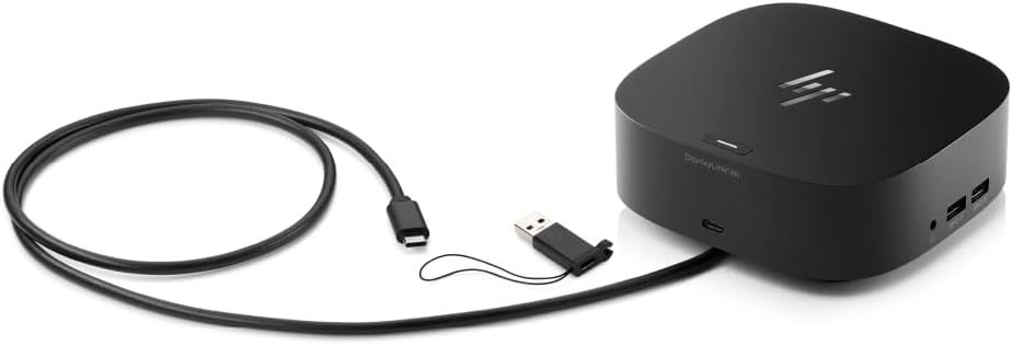 HP USB-C Dock G5-8-in-1-Adapter für USB-C &amp; Thunderbolt-Enabled Laptop, PCs &amp; Notebooks – Einzelkabe