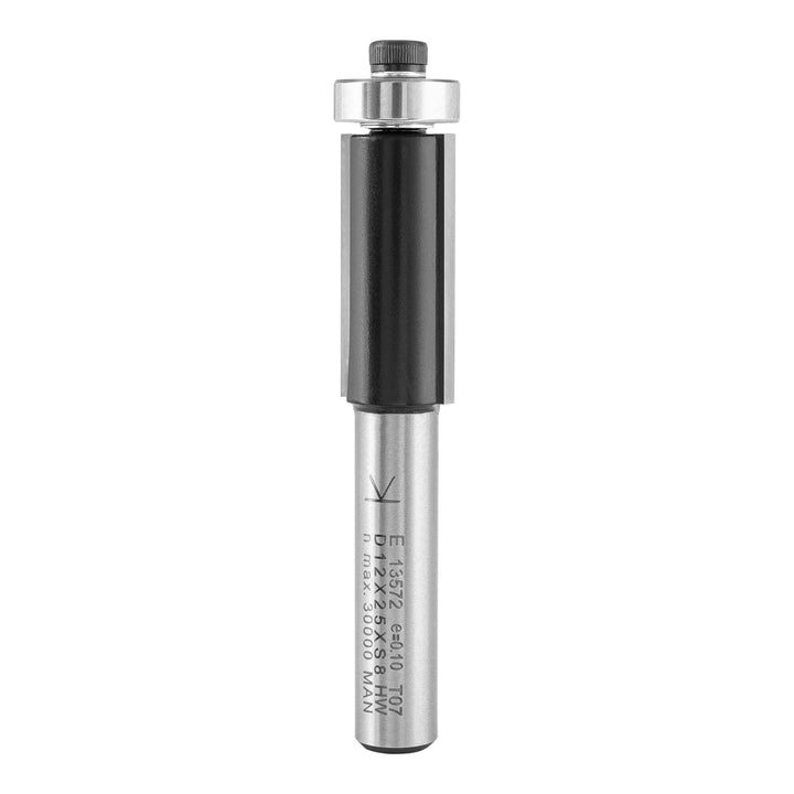 ENT 13572 Bündigfräser HW, Schaft (S) 8 mm, Durchmesser (D) 12 mm, NL 25 mm, GL 65,9 mm, SL 32 mm, m