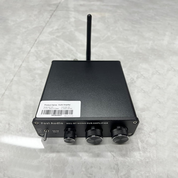Fosi Audio M01-BT HiFi Subwoofer Verstärker 300W, TDA7498E Bluetooth 5.0 Monokanal Subwoofer-Verstär