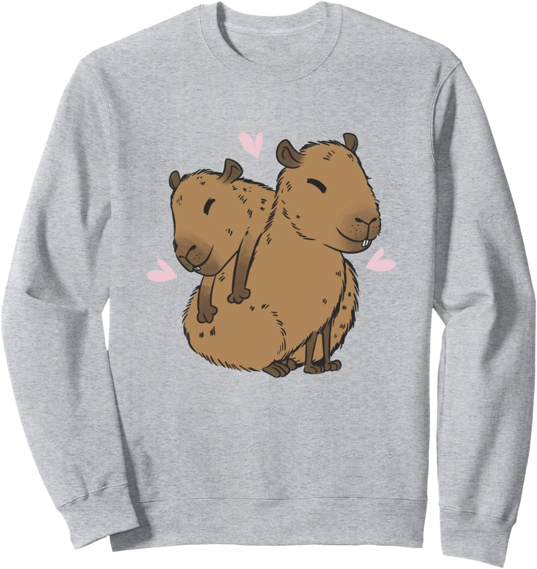 Capybara Babies niedlich bezaubernd Sweatshirt
