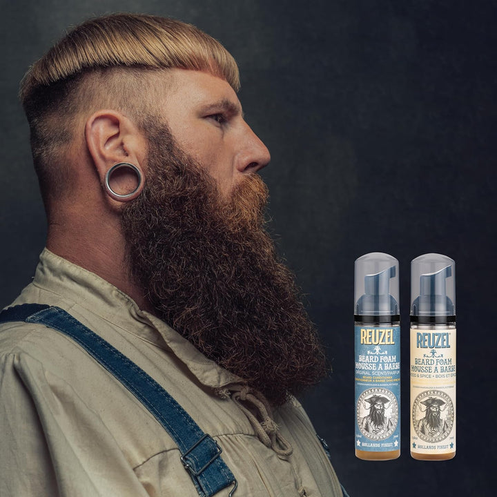 Reuzel Beard Foam, Reduces Beardruff And Itchy Skin, 70 ml