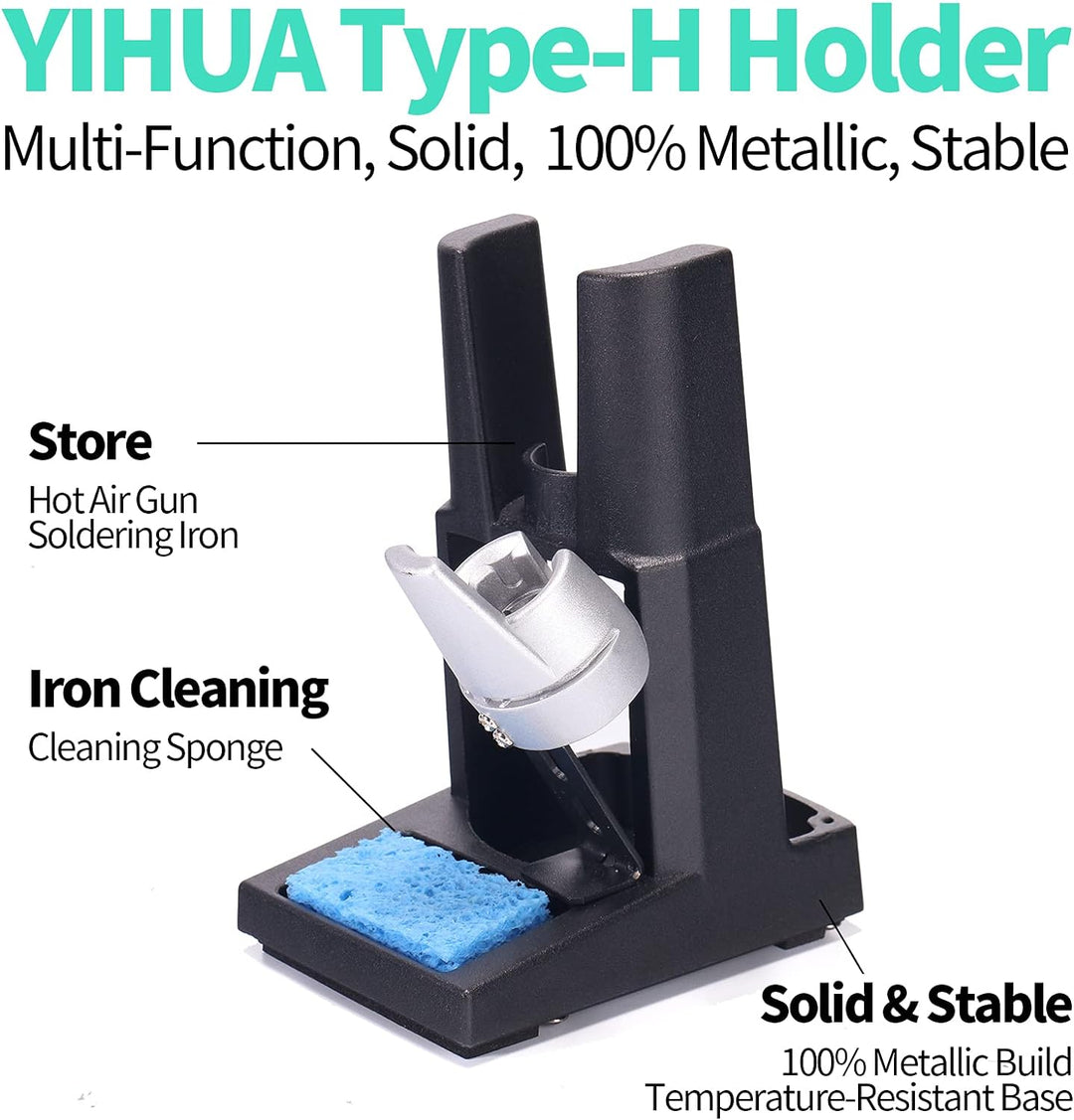 YIHUA 853D 5A-II Lötstation Heissluft Variable DC-Stromversorgung 3-IN-1 0-30.00V 0-5.0000A einstell
