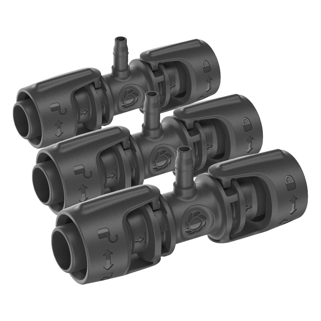 Gardena Micro-Drip-System Reduzier-T-Stück: Praktische T-Verbindung für den Übergang von 13-mm-Rohr
