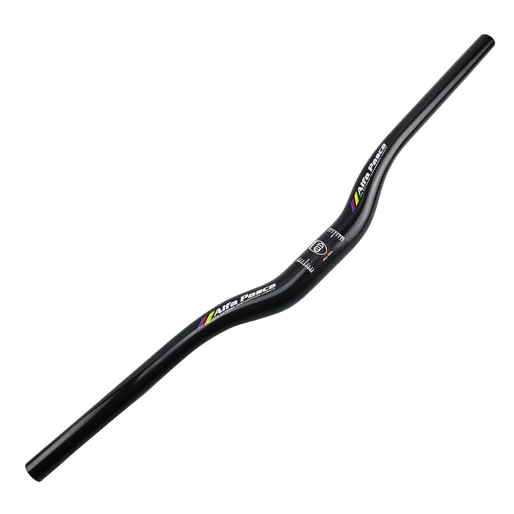 Alfa Pasca Carbon Mountain Fahrrad Lenker Ebene Steigleitung MTB Fahrrad Lenker Rot/Schwarz 3K Matt/