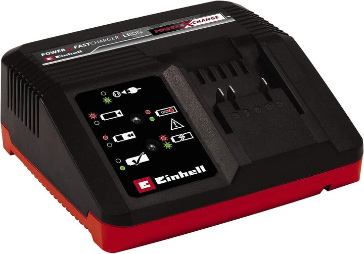 Original Einhell Power X-Fastcharger 4A (Li-Ion, für alle Power X-Change Akkus verwendbar, 4-Ampere
