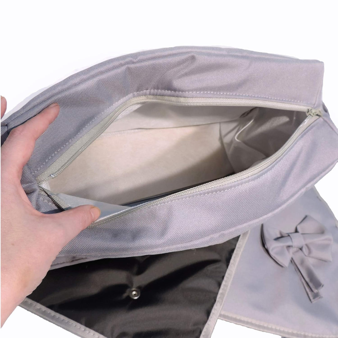 EICHHORN Kinderwagen Wickeltasche inklusive Wickelunterlage - Silbergrau Silver, Silver