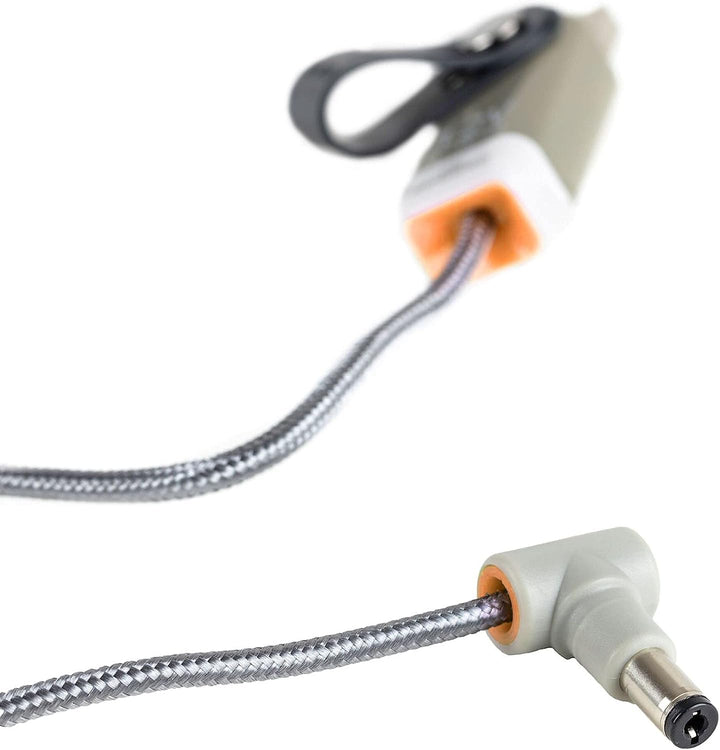 myVolts Ripcord-USB-Ladekabel mit 15V DC Ausgangsstecker kompatibel mit Vestax DC-15 Netzteil