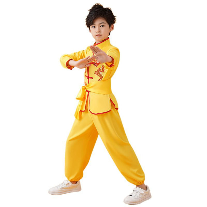Generisch Jungen Mädchen Chinesischen Anzug Training Uniformen Traditionelle Künste Wing Chun Outfit