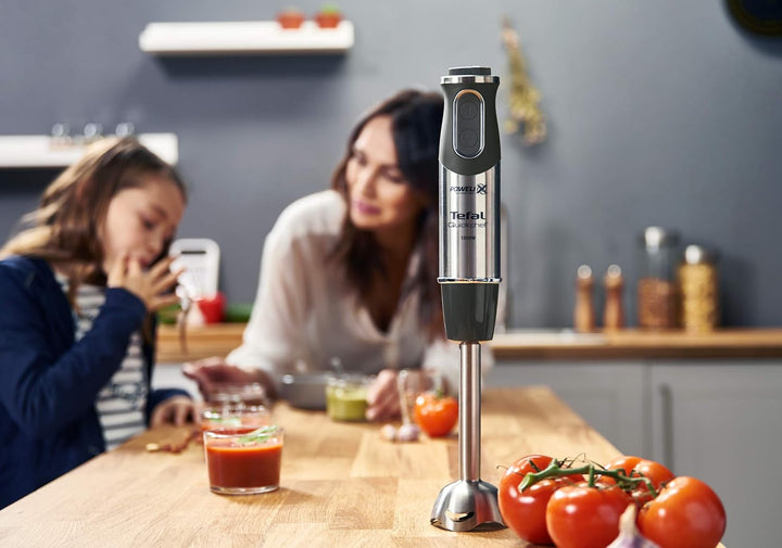 Tefal HB6598 Blender, PC, Schwarz/Edelstahl