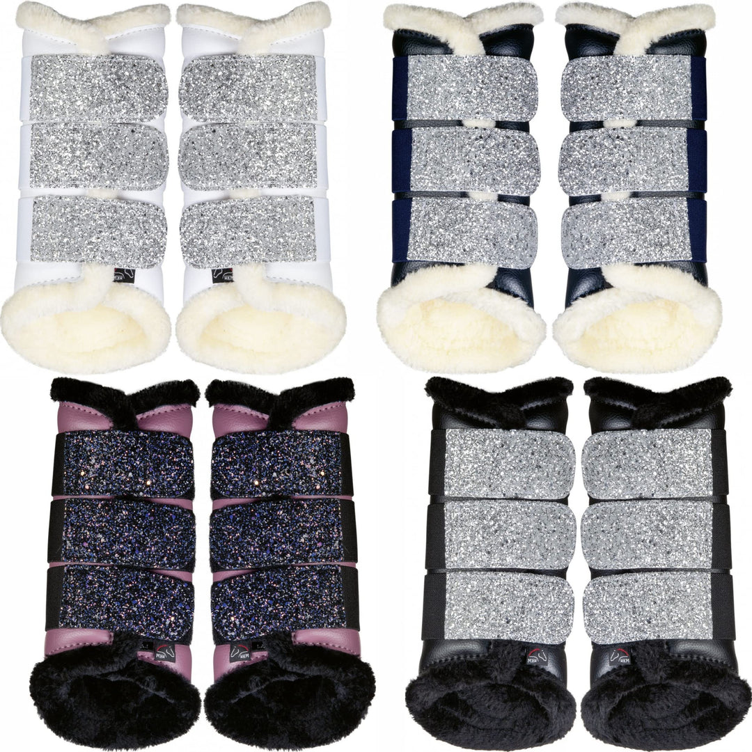 HKM Sparkle Gamaschen Schwarz XL