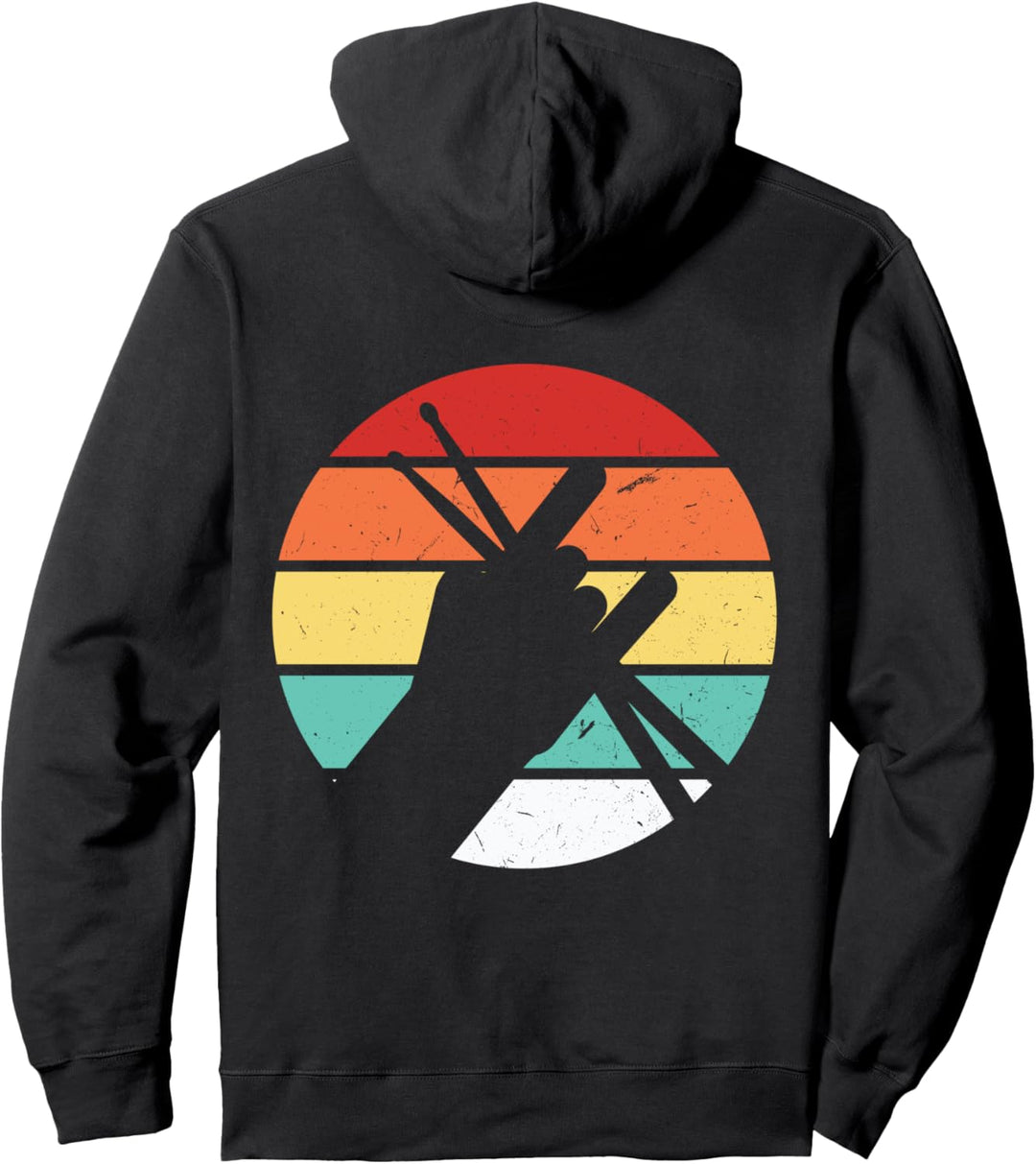 Drumms Shirt Herren Drummer Geschenk Schlagzeug-Spieler Pullover Hoodie