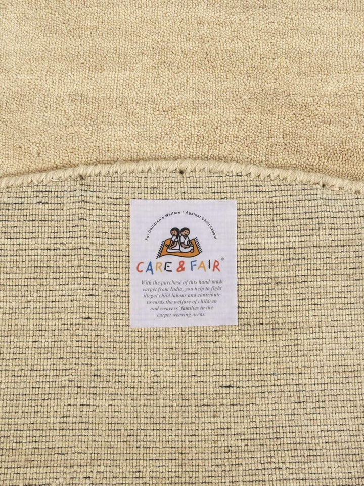 RugVista, Handloom, Teppich, Ø 150 cm, Rund, Kurzflor, Orientalisch, Care & FAIR Zertifiziert, Wohnz