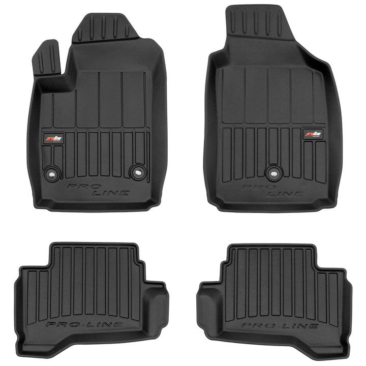 SMK Gummimatten Auto fussmatten Satz für FIAT 500e I 2015-2020 Erleben Sie einen neuen Standard des