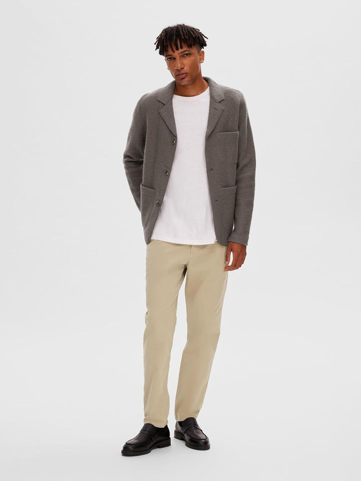 Selected Homme Male Blazer Woll XL Morel, XL Morel