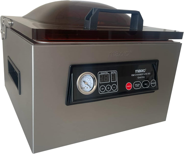 Maxxo VM ChamberLine 90 Gastro Kammervakuumierer 7 l Profi Vakuumierer für Flüssigkeiten Extremleist
