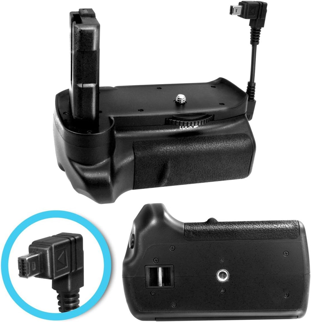 Akku-King Batteriegriff kompatibel mit Nikon D3100, D3200, D3300 SLR-Digitalkamera, MB-D3100