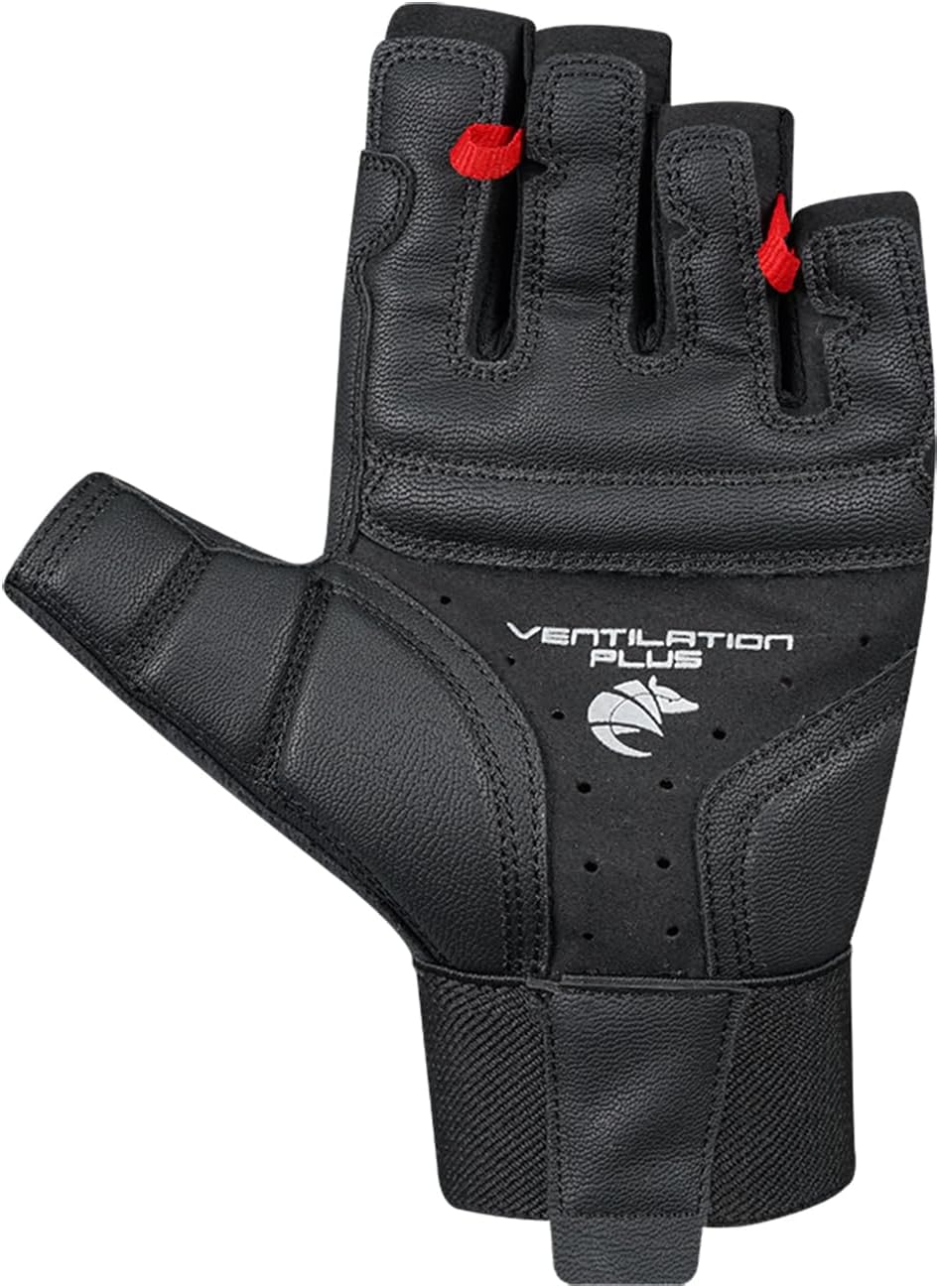 Chiba Classic Fitness Handschuhe | Elastische Passform & Robustes Clarinoleder | Anatomische Innenha