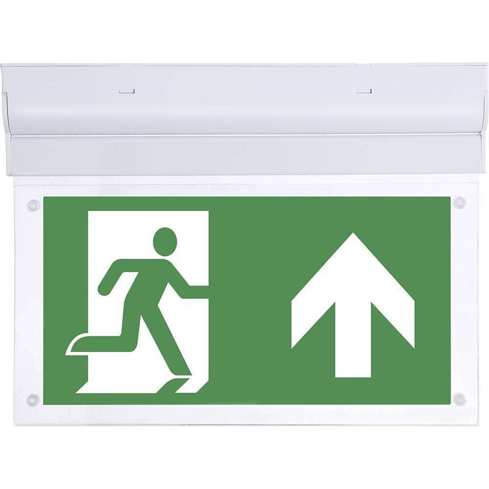 B-SAFETY BR599130 LED Fluchtweg-Notbeleuchtung Deckenaufbaumontage Ausgang, Rettungsweg, rechts, lin