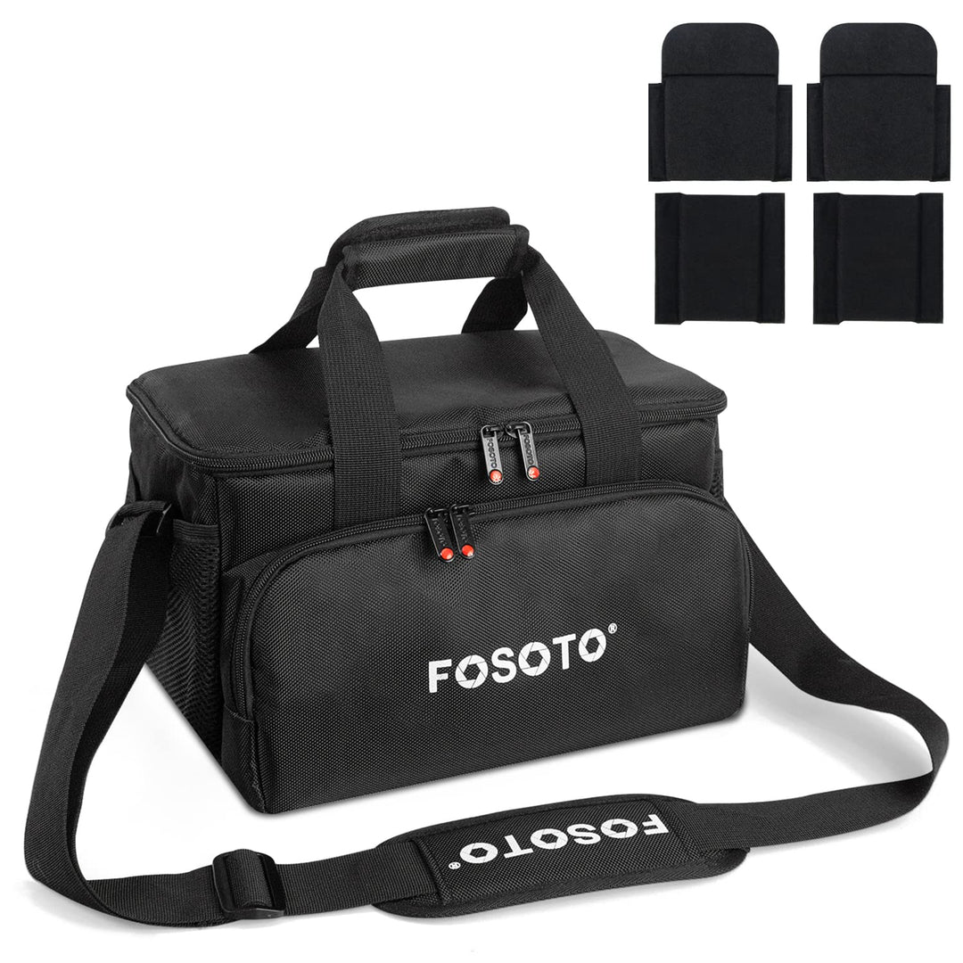 FOSOTO DSLR-Kameratasche Spiegelreflex Fototasche, Grosse XL Videokameara/Camcorder Tasche für Canon