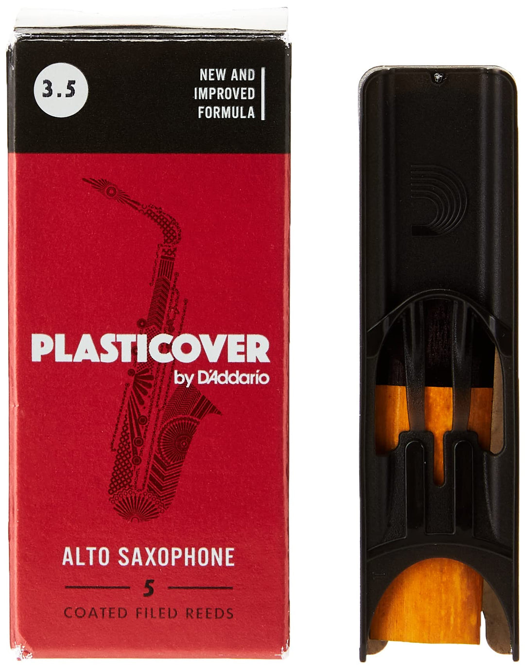 Plasticover Blätter für Altsaxophon Stärke 3.5 (5 Stück) Alto Strength 3.5 Einzelbett, Alto Strength