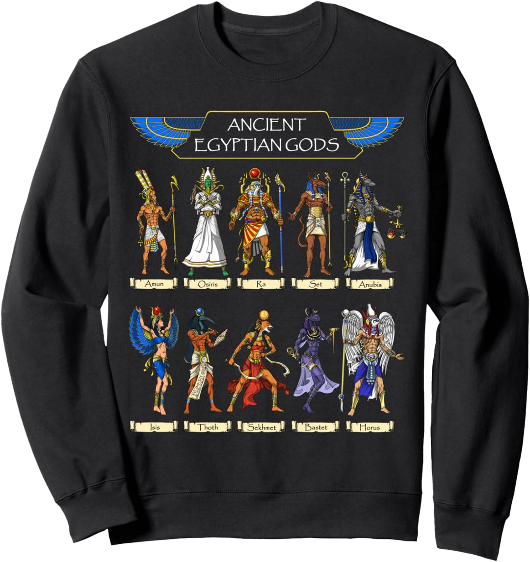 Ägyptische Götter Mythologie Pharao Anubis Thoth Sekhmet Sweatshirt