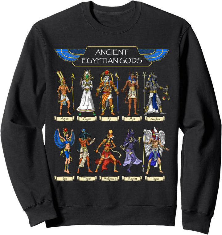 Ägyptische Götter Mythologie Pharao Anubis Thoth Sekhmet Sweatshirt