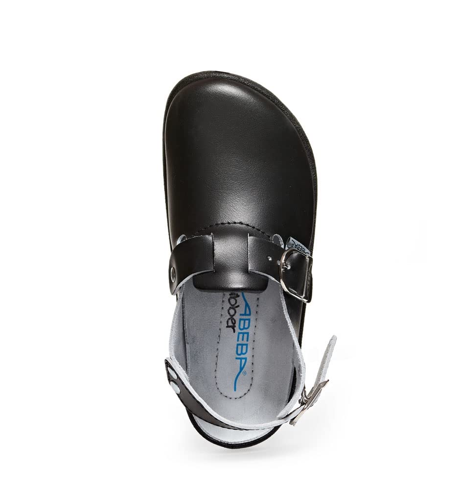 ABEBA 9110 RUBBER Verstopfen, OB, A, FO, SRC, Schwarz, Grösse 43 43 EU, 43 EU