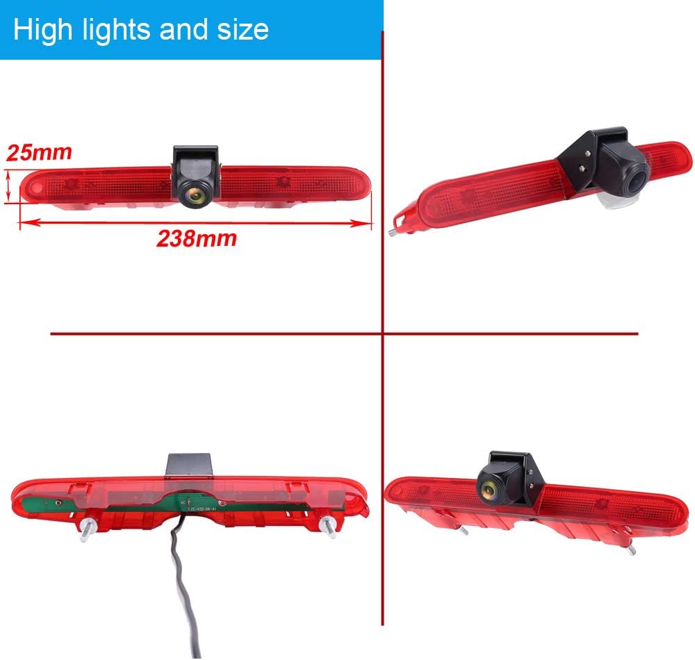 Auto Bremsleuchte Rückfahrkamera Van Transporter Bremslicht für Peugeot Partner 2 II Tepee Rifter/Ci
