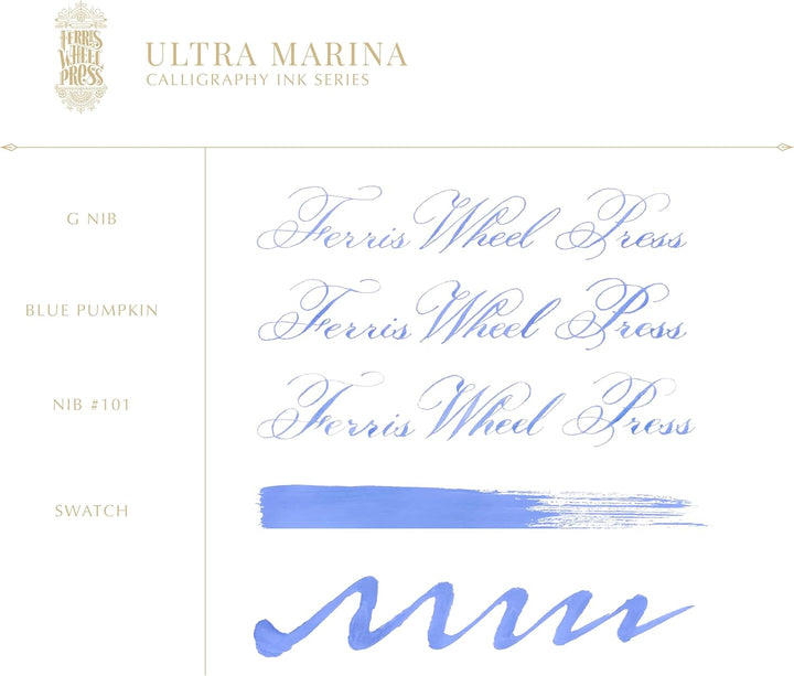 Ferris Wheel Press Calligraphy Ink | Opaque Periwinkle | 28ml, Opaque Periwinkle