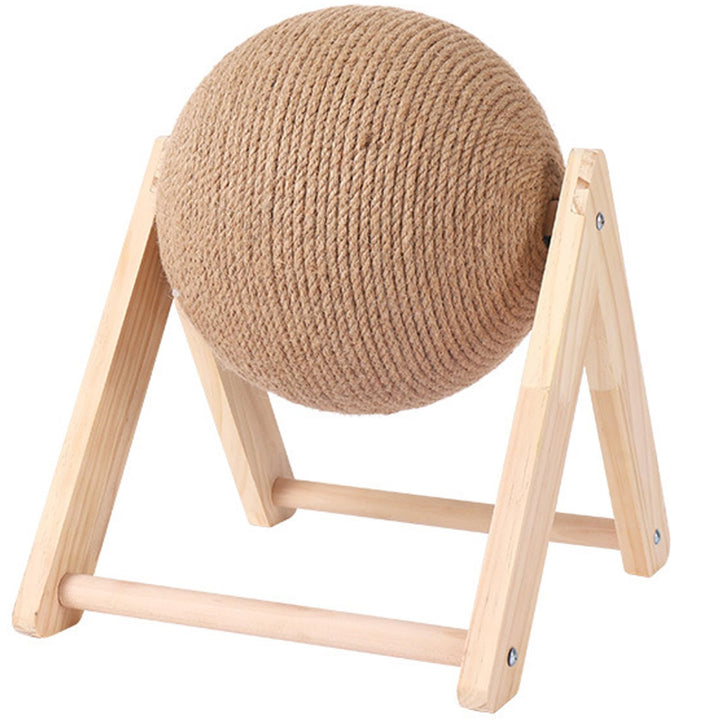 Katze Kratzkugel mit Stabiler Ständer natürlicher Sisal Cat Croboker Kratzer-resistenter Katzenkratz
