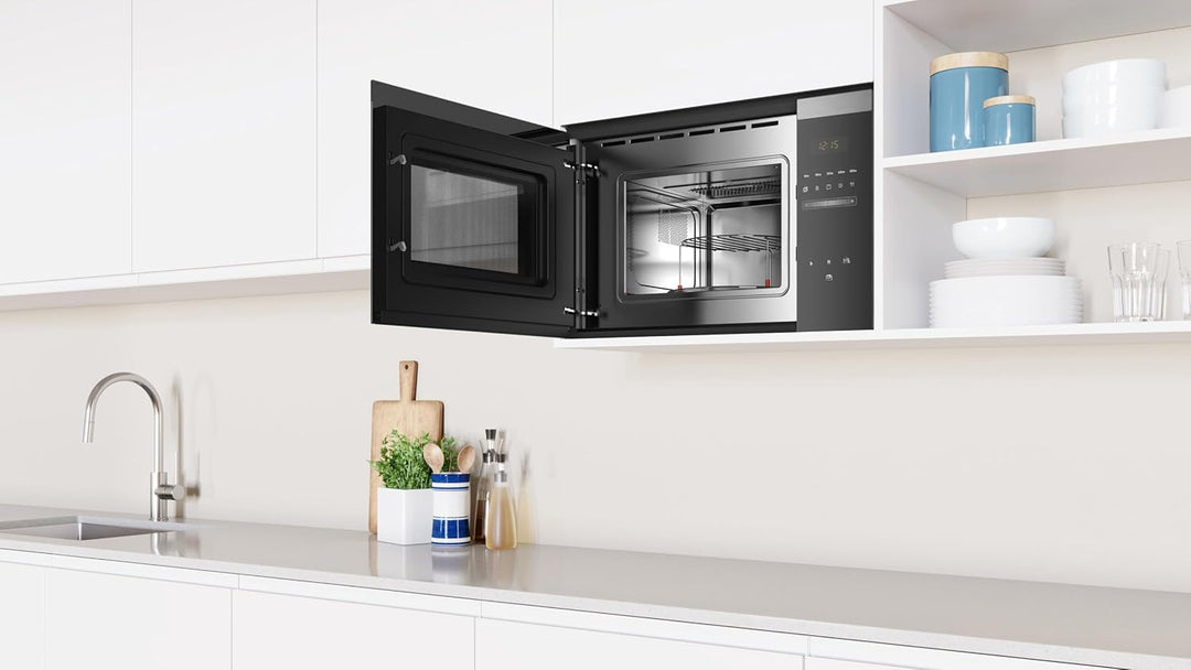 Balay 3CG4172X2 Elektronische Mikrowelle, ohne Rahmen, 38 cm, 20 l, 5 F, Aqualisis, Ap. links, 8 Rez