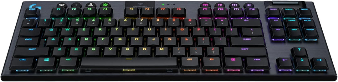 Logitech G915 TKL Tenkeyless Lightspeed RGB Mechanische Gaming-Tastatur für Laptop und PC, Low-Profi