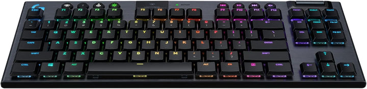 Logitech G915 TKL Tenkeyless Lightspeed RGB Mechanische Gaming-Tastatur für Laptop und PC, Low-Profi
