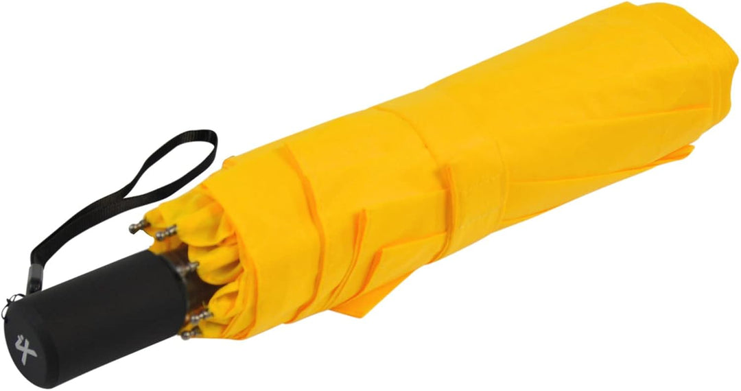 iX-brella Trekking XL Taschenschirm 115 cm gross mit Umhängetasche yellow, yellow